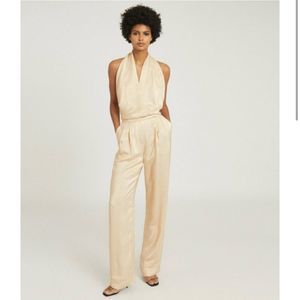 NWOT REISS Jody Metallic Jumpsuit (6)‎